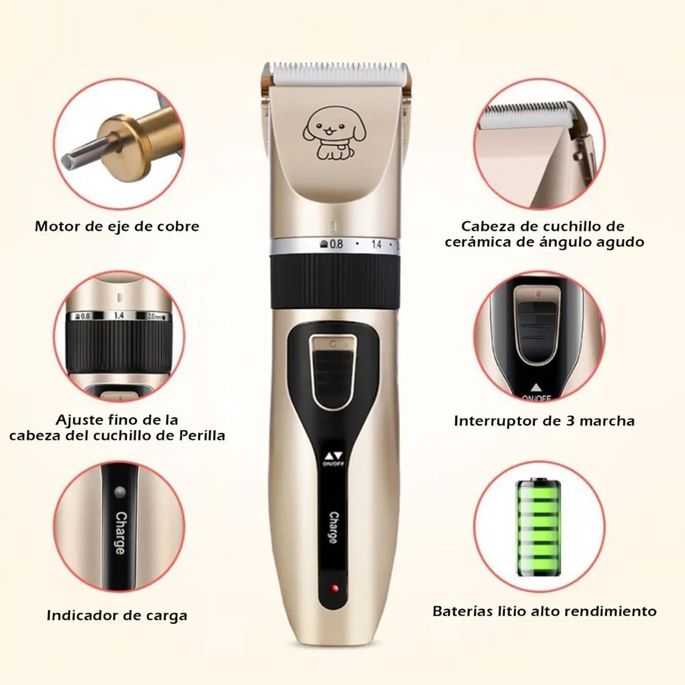 Máquina para cortar pelo de perro